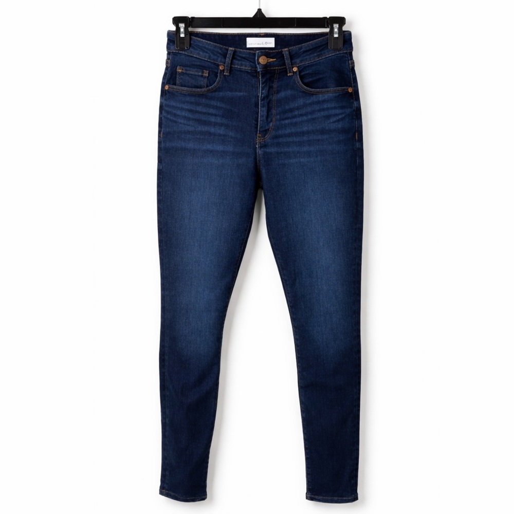 LOFT Made & Loved Dark Wash Blue Skinny Jeans NWT High Rise Stretchy Denim Pants
